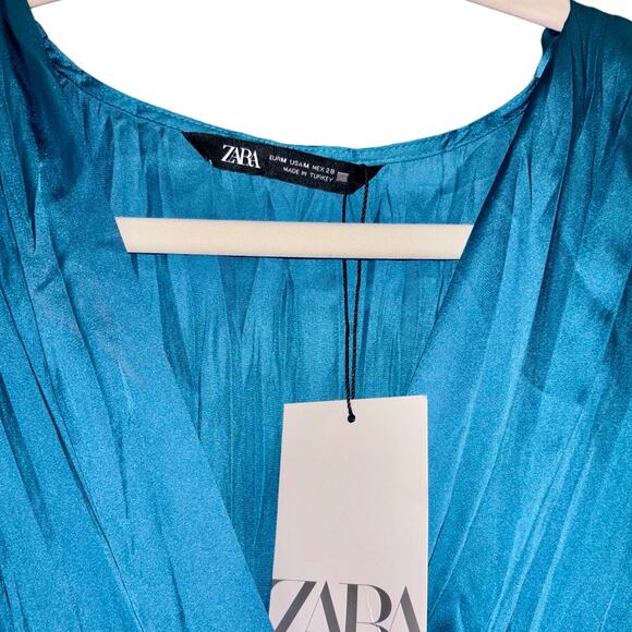 NWT Zara satin dress - Picture 4 of 5